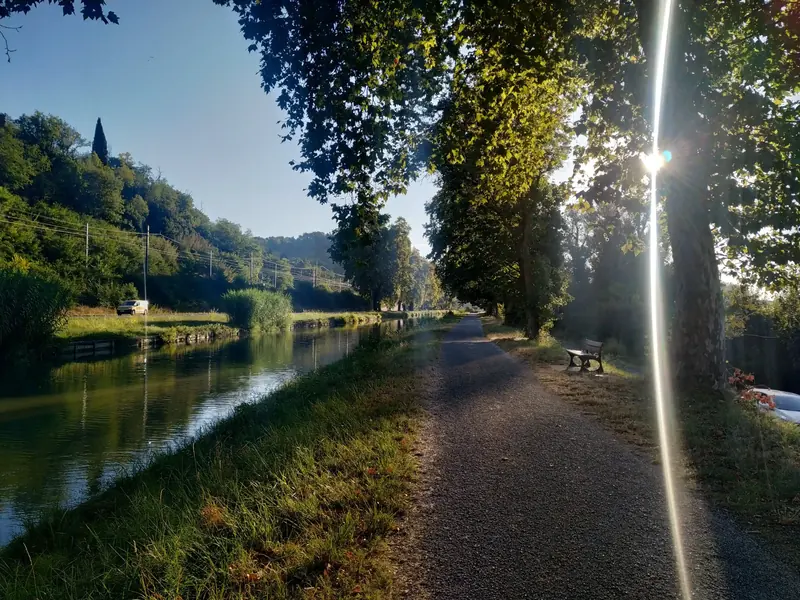 Moissac-Boudou, boucle des coteaux et du canal