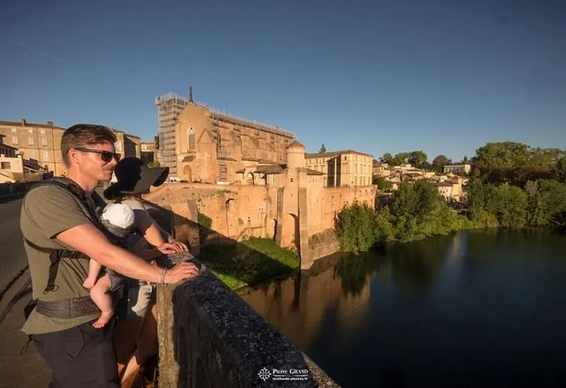Sur le pont de l'abbaye St-Michel, Gaillac