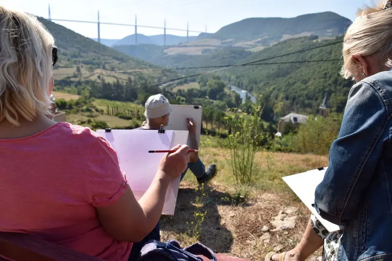 Dessiner le Viaduc de Millau